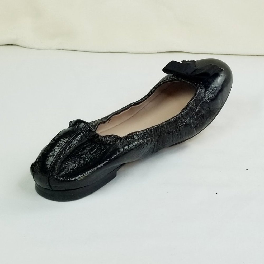 🔥 Stuart Weitzman Black Flats with Bow - Picture 7 of 12